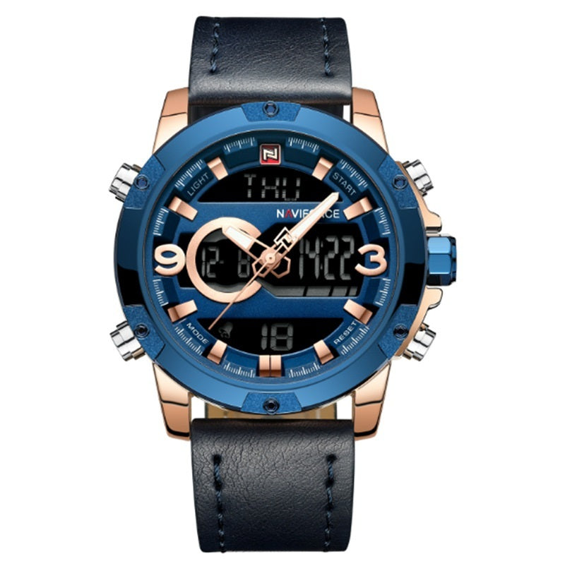 Men Watches  Digital  Military leather