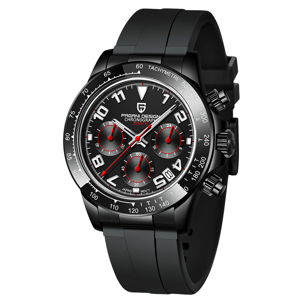 Men's Watches Quartz Multifunction Chronograph Trendy