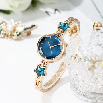 Valentine's Day Fine Gifts Women's Rose Gift Box Watch Bracelet Perfume Exquisite Set Quartz Wrist